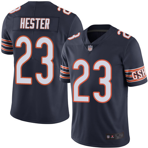 Chicago Bears Limited Navy Blue Men Devin Hester Home Jersey NFL Football #23 Vapor Untouchable->nfl t-shirts->Sports Accessory